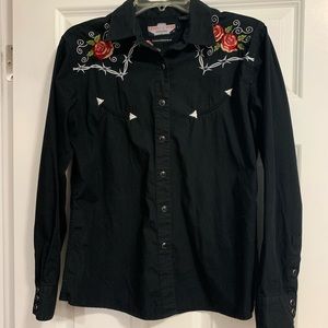 VTG Brooks & Dunn Collection by Panhandle Slim women’s western shirt Large